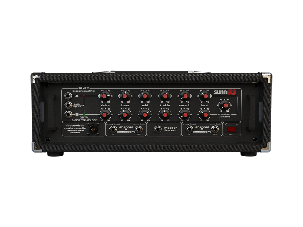 sunn beta preamp pedal PL-20 Lead Pre Amp gl6 Rahmenhöhe:46 cm Das Geheimnis der schwarzen